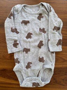 Simple Joys by Carters Onesie with Long Sleeves 12 Months